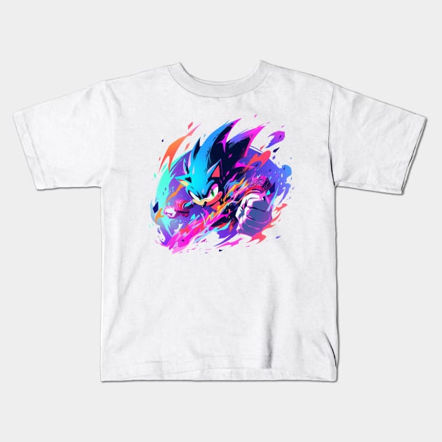 sonic Kids T-Shirt by skatermoment